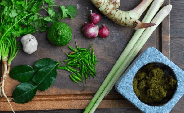 Thai Curry Spices And Ingredients